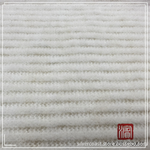 T / R Spandex Mohair comme Rib Pd Textile brossé